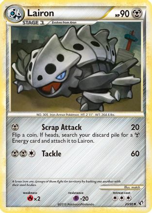 [PKM] Lairon (29/90) [HeartGold & SoulSilver: Undaunted]