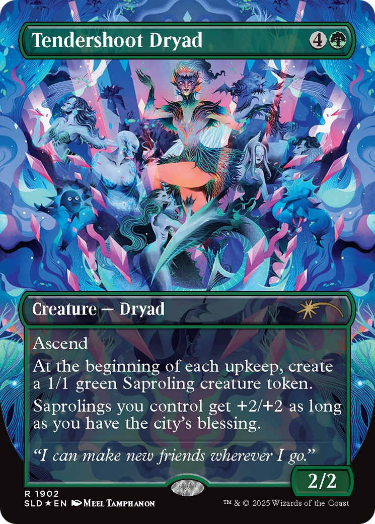 Tendershoot Dryad [SLD 1902]  (Borderless) Foil
