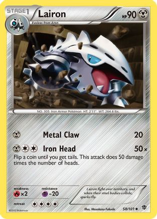 [PKM] Lairon (58/101) [Black & White: Plasma Blast]