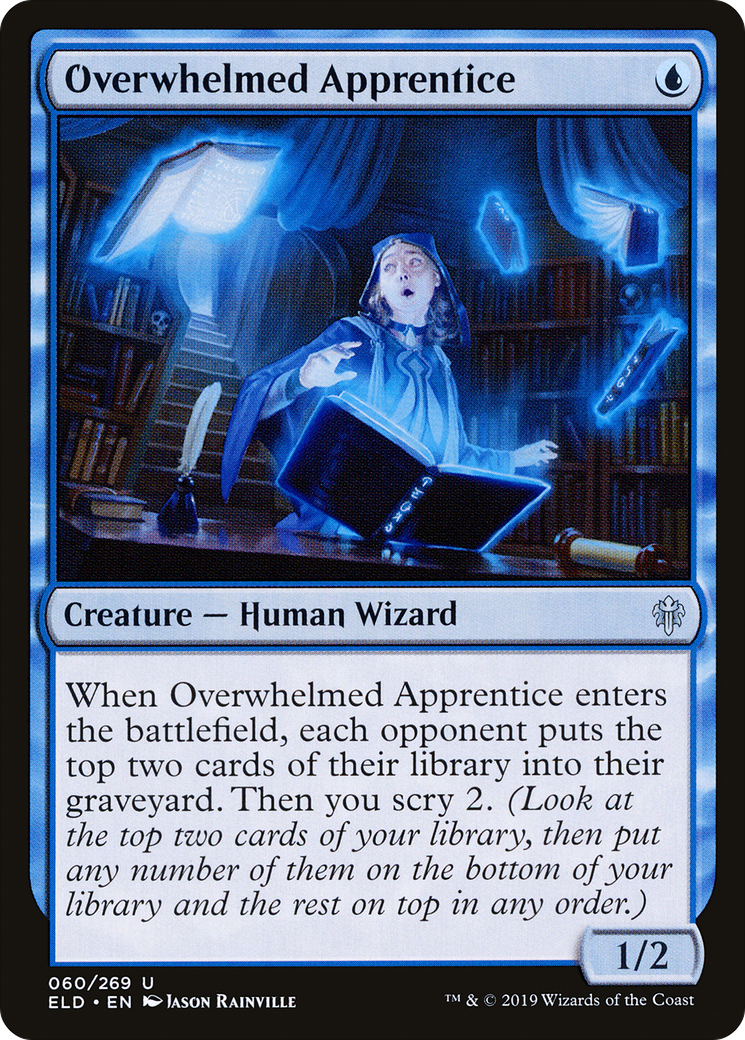 {C} Overwhelmed Apprentice [Throne of Eldraine][ELD 060]