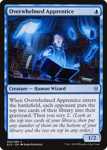 {C} Overwhelmed Apprentice [Throne of Eldraine][ELD 060]