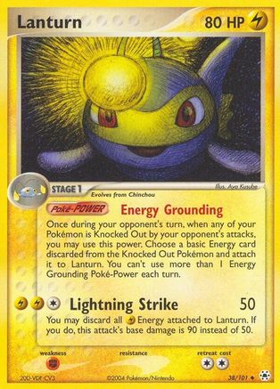 [PKM] Lanturn (38/101) [EX: Hidden Legends]