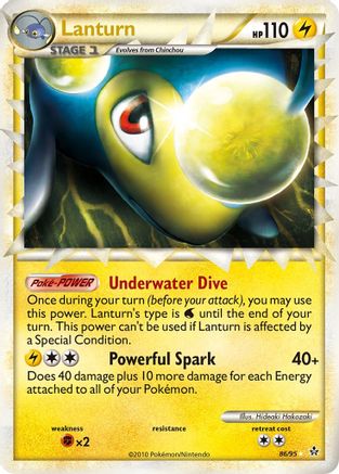 [PKM] Lanturn (86/95) [HeartGold & SoulSilver: Unleashed]