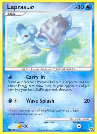 [PKM] Lapras (21/106) [Diamond & Pearl: Great Encounters]