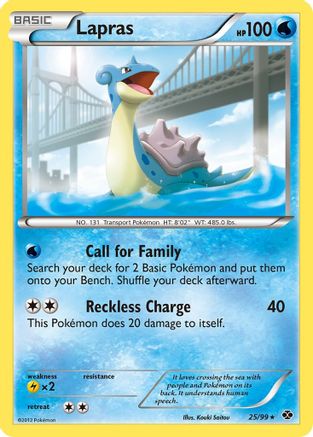 [PKM-R] Lapras (25/99) [Black & White: Next Destinies]