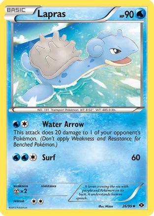 [PKM] Lapras (26/99) [Black & White: Next Destinies]