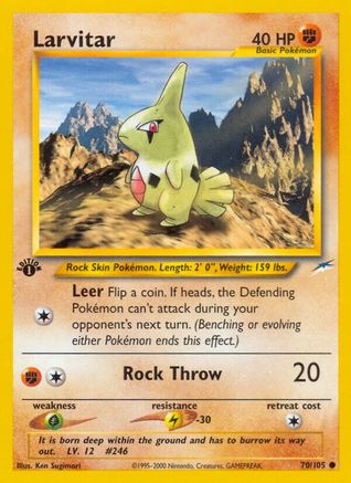[PKM] Larvitar (70/105) [Neo Destiny 1st Edition]