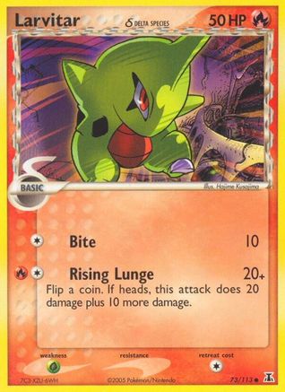 [PKM] Larvitar (73/113) (Delta Species) [EX: Delta Species]