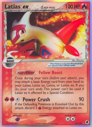 [PKM] Latias ex (95/101) (Delta Species) [EX: Dragon Frontiers]