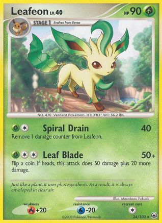 [PKM-R] Leafeon (24/100) [Diamond & Pearl: Majestic Dawn]