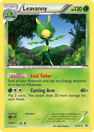 [PKM] Leavanny (3/101) [Black & White: Noble Victories]