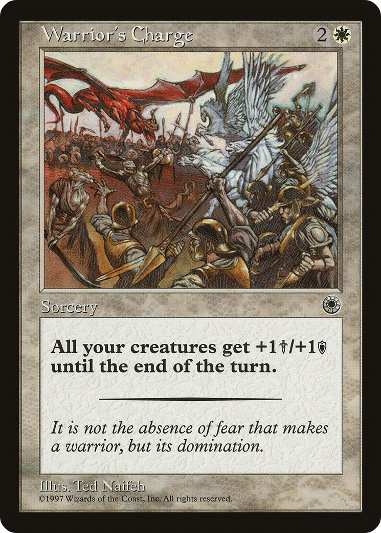 {C} Warrior's Charge (With Flavor Text) [Portal][POR 038]