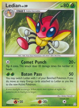 [PKM] Ledian (60/146) [Diamond & Pearl: Legends Awakened]