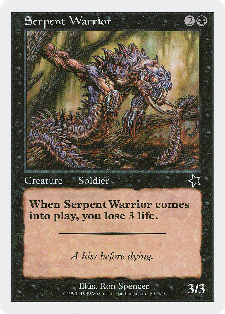 {C} Serpent Warrior [Starter 1999][S99 088]