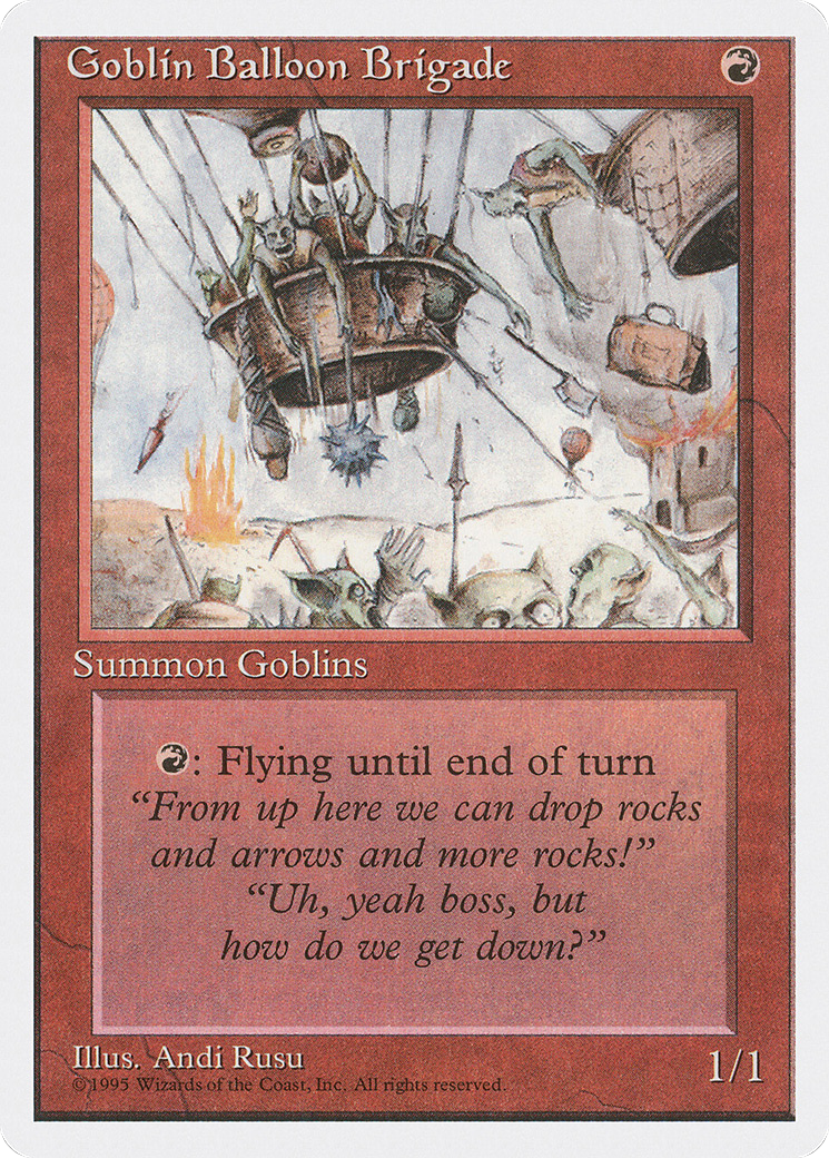 {C} Goblin Balloon Brigade [Fourth Edition][4ED 197]