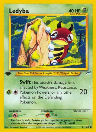 [PKM] Ledyba (71/105) [Neo Destiny 1st Edition]