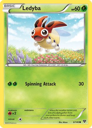 [PKM] Ledyba (6/146) [XY: Base Set]