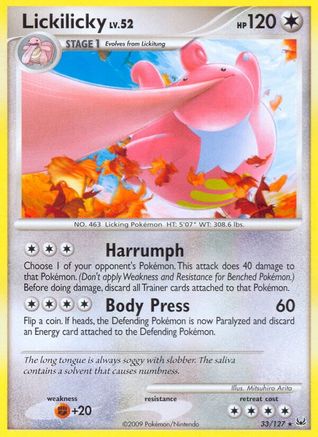 [PKM] Lickilicky (33/127) [Platinum: Base Set]