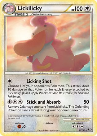 [PKM] Lickilicky (38/102) [HeartGold & SoulSilver: Triumphant]