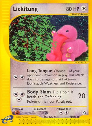 [PKM] Lickitung (90/147) [Aquapolis]