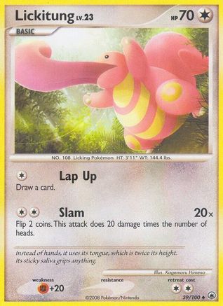 [PKM] Lickitung (39/100) [Diamond & Pearl: Majestic Dawn]