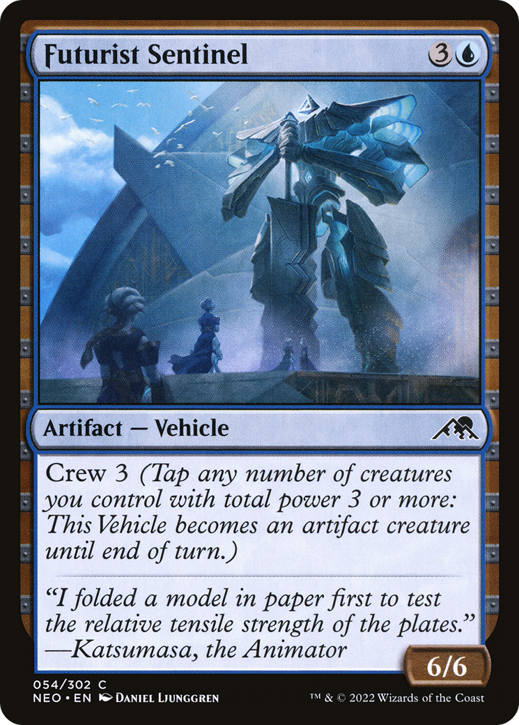 {C} Futurist Sentinel [Kamigawa: Neon Dynasty][NEO 054]