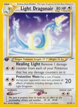 [PKM] Light Dragonair (22/105) [Neo Destiny 1st Edition]