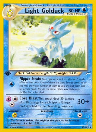 [PKM] Light Golduck (47/105) [Neo Destiny 1st Edition]