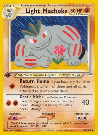 [PKM] Light Machoke (49/105) [Neo Destiny 1st Edition]