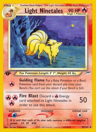 [PKM] Light Ninetales (50/105) [Neo Destiny 1st Edition]