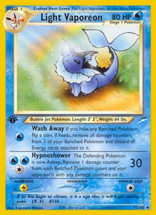 [PKM] Light Vaporeon (52/105) [Neo Destiny 1st Edition]