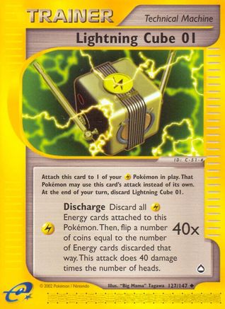 [PKM] Lightning Cube 01 (127/147) [Aquapolis]
