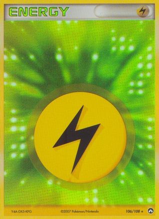 [PKM BE] Lightning Energy (106/108) [EX: Power Keepers]
