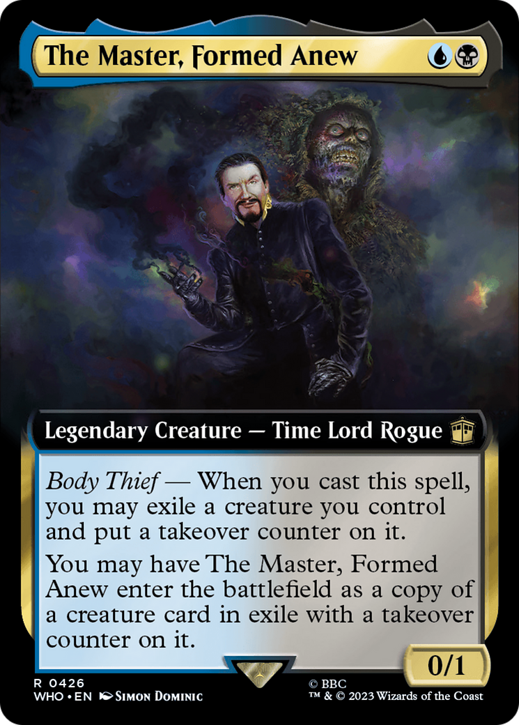 {R} The Master, Formed Anew (Extended Art) [Doctor Who][WHO 426]
