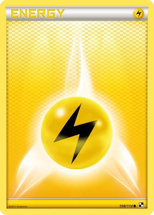 [PKM BE] Lightning Energy (108/114) [Black & White: Base Set]