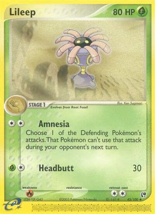 [PKM] Lileep (43/100) [EX: Sandstorm]