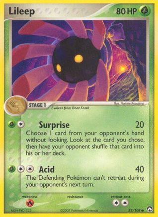 [PKM] Lileep (52/108) (Stamped) [EX: Power Keepers]