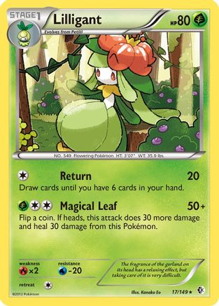 [PKM-R] Lilligant (17/149) [Black & White: Boundaries Crossed]