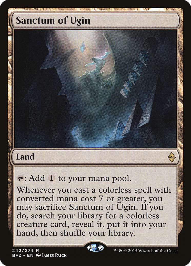 {R} Sanctum of Ugin [Battle for Zendikar][BFZ 242] - Misty Mountain Games