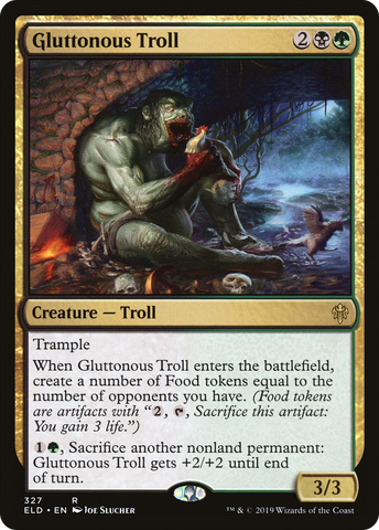 {R} Gluttonous Troll [Throne of Eldraine][ELD 327]