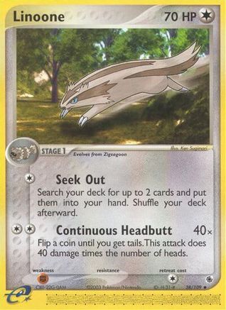 [PKM] Linoone (38/109) [EX: Ruby & Sapphire]