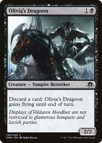 {C} Olivia's Dragoon [Eldritch Moon][EMN 100]