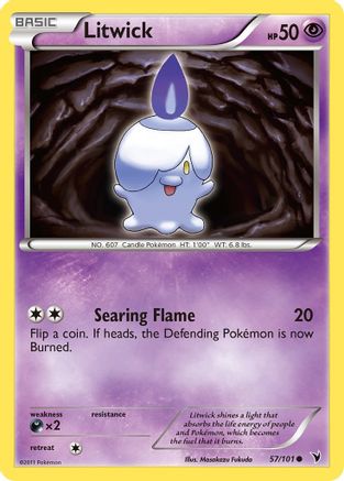 [PKM-C] Litwick (57/101) [Black & White: Noble Victories]