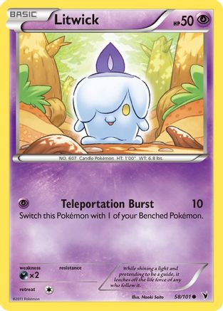 [PKM-C] Litwick (58/101) [Black & White: Noble Victories]