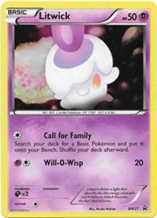 [PKM] Litwick (BW27) [Black & White: Black Star Promos]