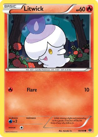 [PKM] Litwick (18/99) [Black & White: Next Destinies]