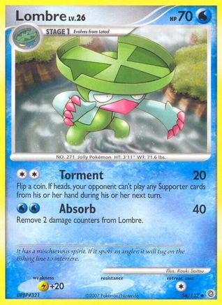 [PKM] Lombre (54/132) [Diamond & Pearl: Secret Wonders]