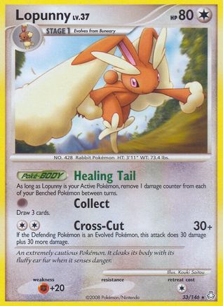 [PKM] Lopunny (33/146) [Diamond & Pearl: Legends Awakened]