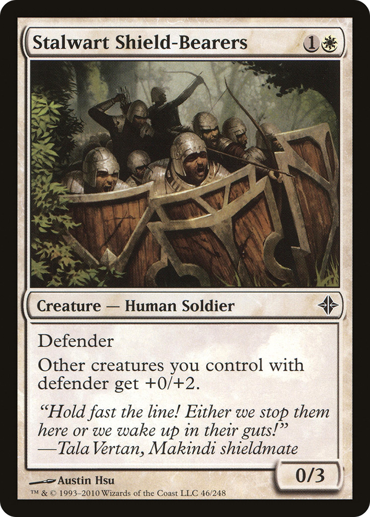 {C} Stalwart Shield-Bearers [Rise of the Eldrazi][ROE 046] - Misty Mountain Games