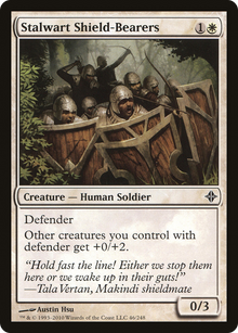 {C} Stalwart Shield-Bearers [Rise of the Eldrazi][ROE 046]